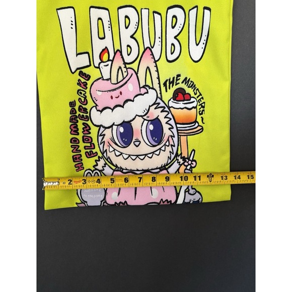 Gift Set 5pcs- Labubu Tote Bag, Shoe Charms, Hair Brush, Stick On Nail Set NEW - Picture 5 of 12